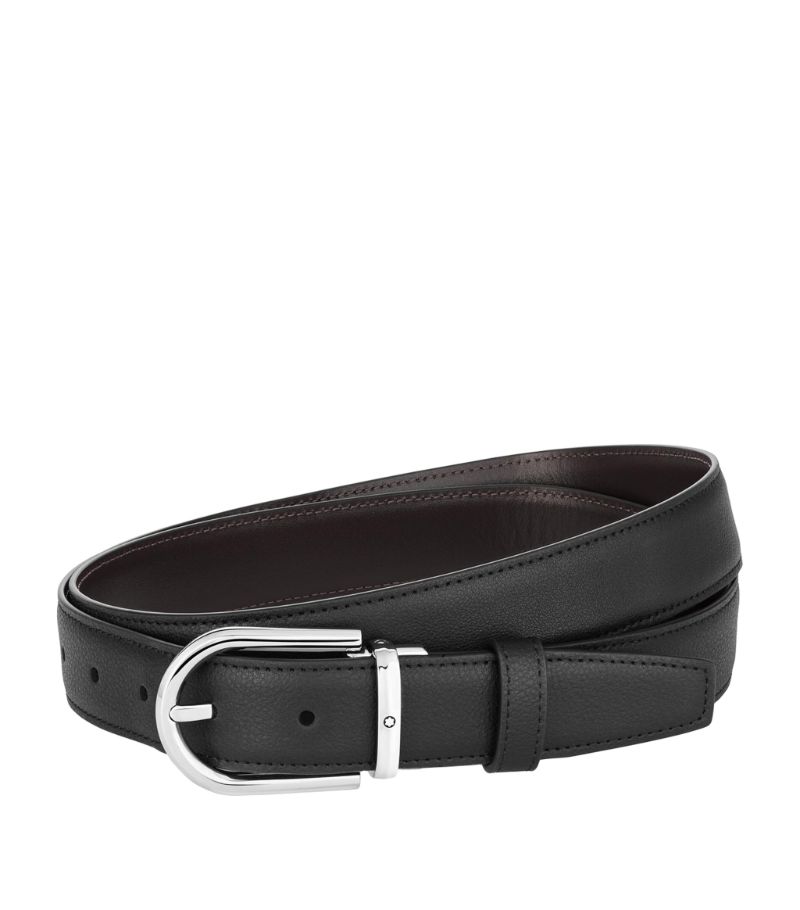 Montblanc Montblanc Leather Horseshoe Belt