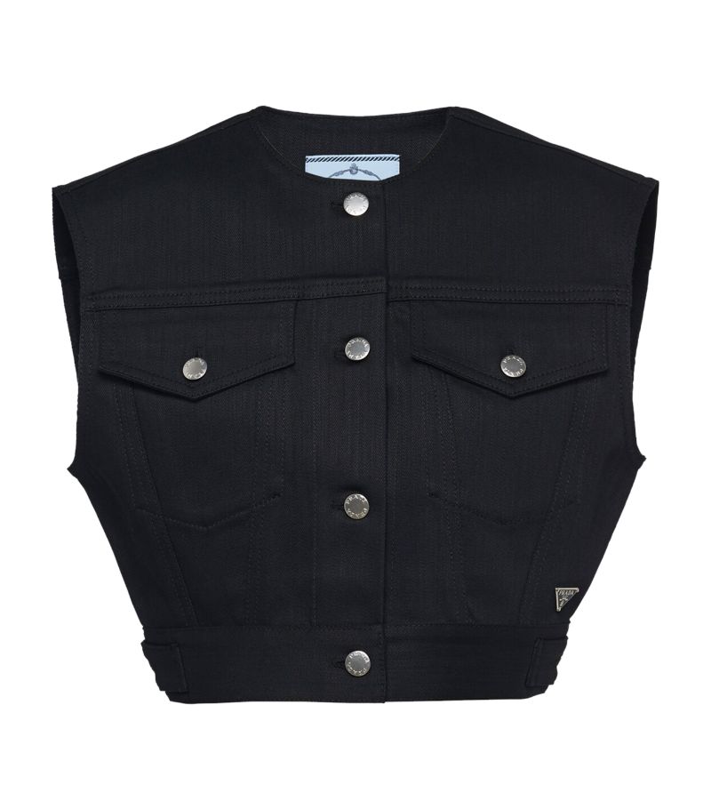 Prada Prada Denim Waistcoat