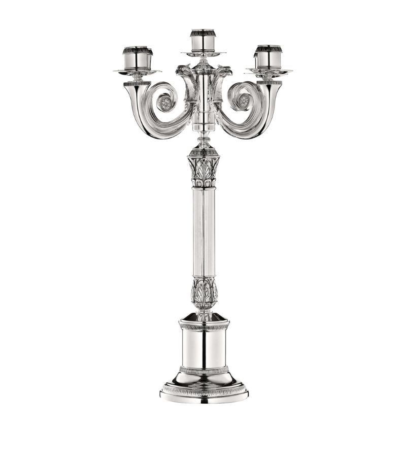 Christofle Christofle Silver-Plated Malmaison Candelabra