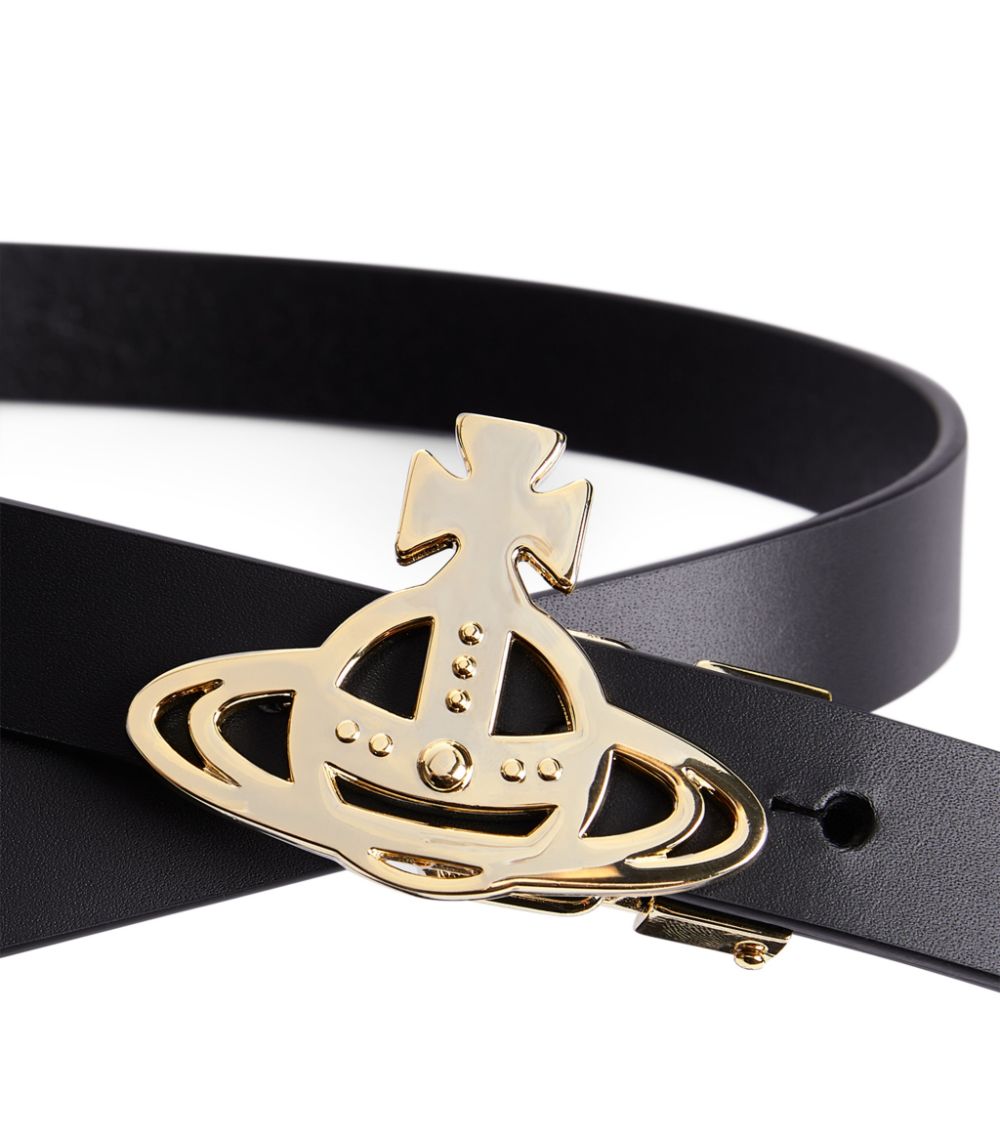 Vivienne Westwood Vivienne Westwood Leather Orb Belt