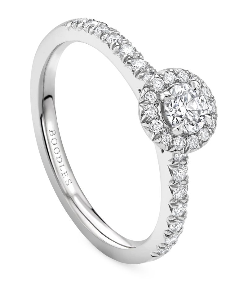 Boodles Boodles Platinum And Diamond Vintage Engagement Ring