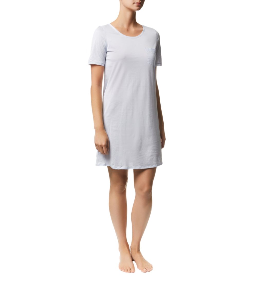 Hanro Hanro Cotton Deluxe Short Sleeve Nightdress