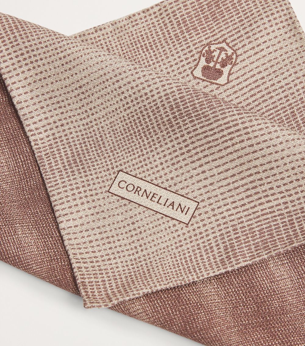 Corneliani Corneliani Silk Jacquard Pocket Square