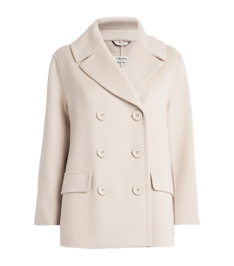 Max Mara Max Mara Virgin Wool Double-Breasted Jacket