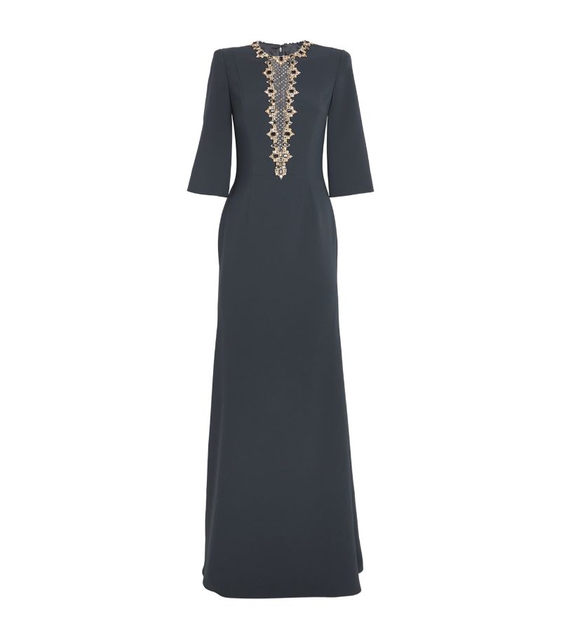 Jenny Packham Jenny Packham Embellished Mars Gown