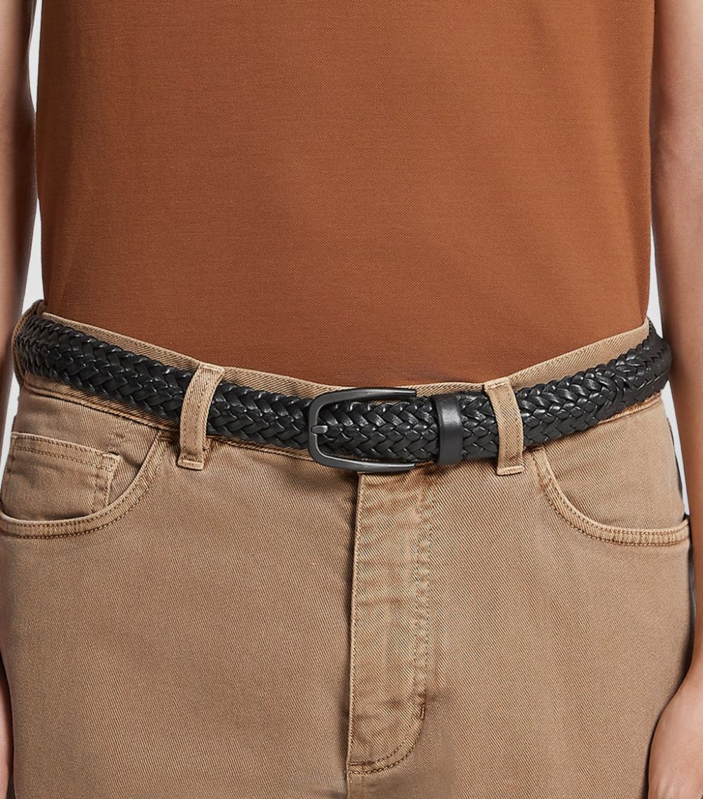 zegna Zegna Leather Belt