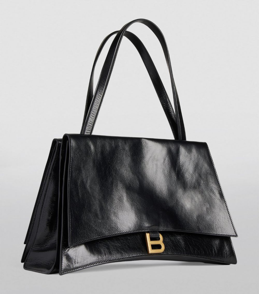 Balenciaga Balenciaga Leather Crush On You Shoulder Bag