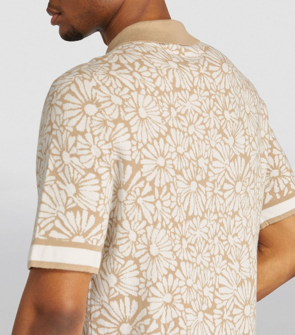 Ché Ché Knitted Daisy Jacquard Shirt