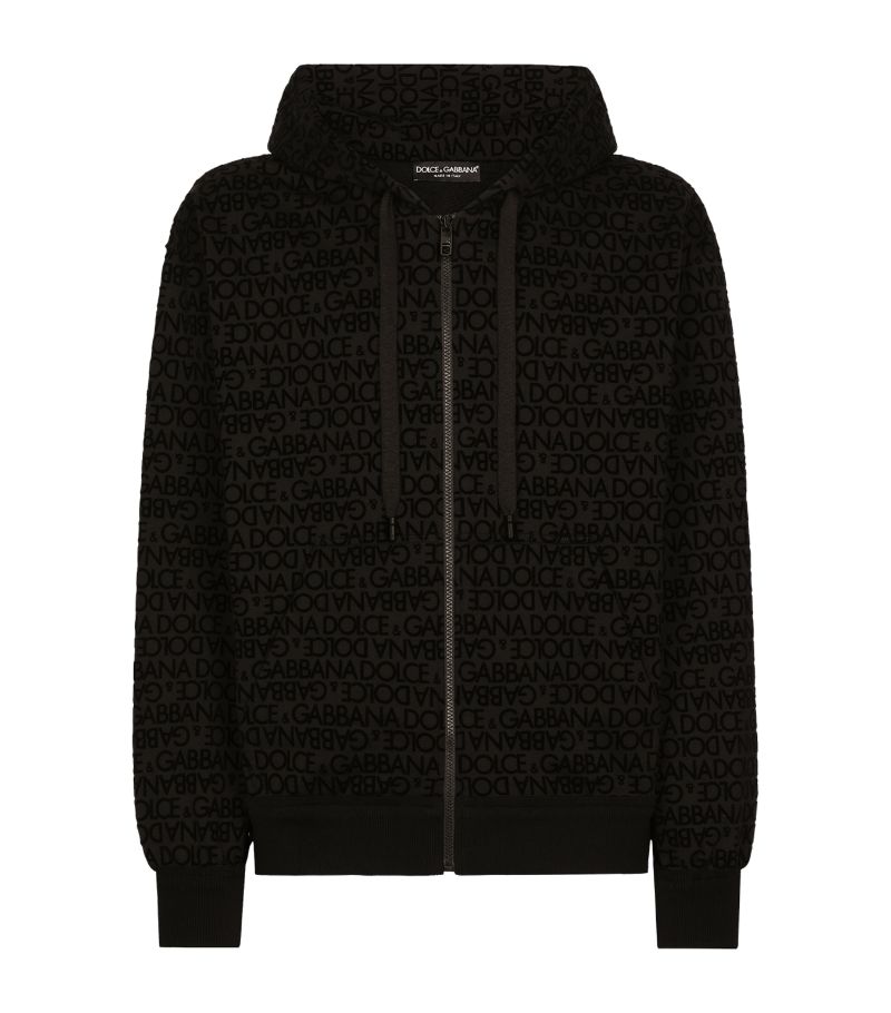 Dolce & Gabbana Dolce & Gabbana Cotton Logo Print Hoodie