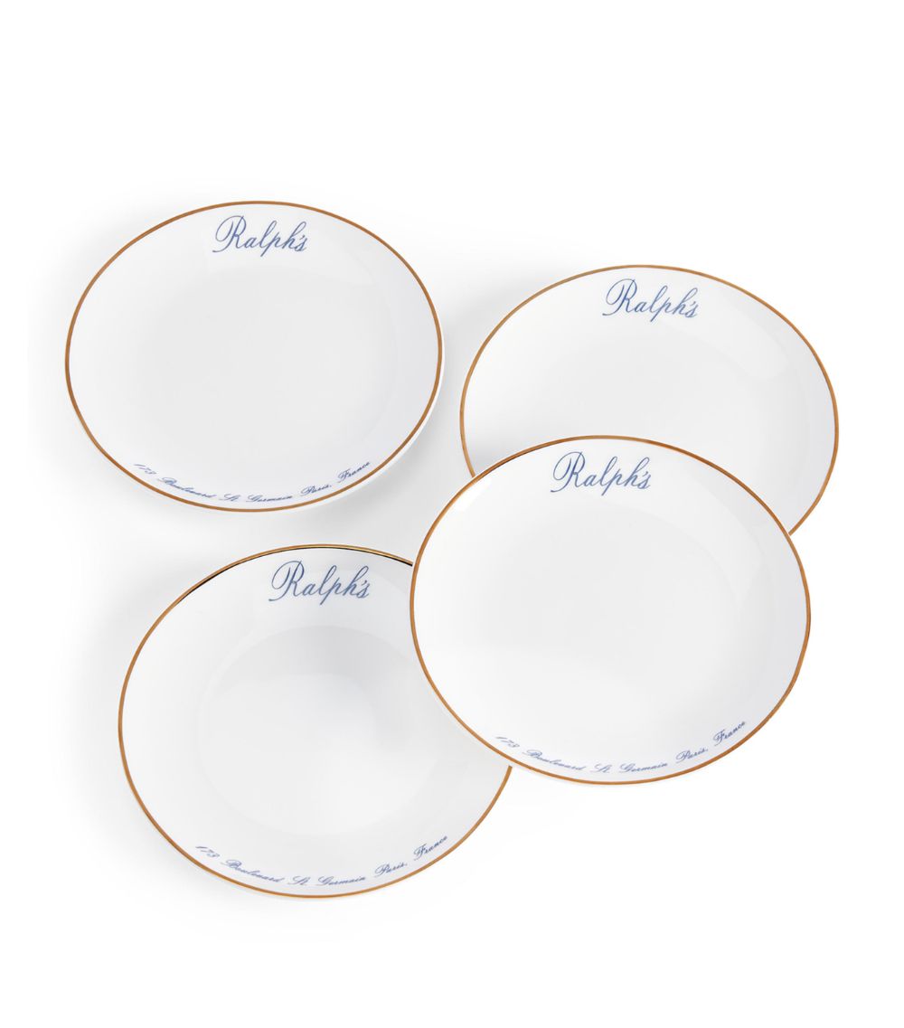 Ralph Lauren Home Ralph Lauren Home Set Of 4 Ralph'S Paris Canapé Plates