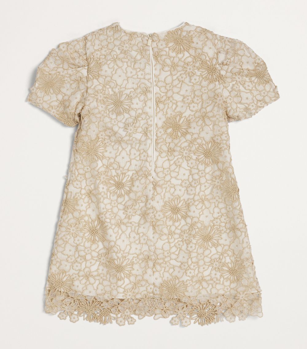 Givenchy Givenchy Kids Lace Logo Dress (4-12 Years)