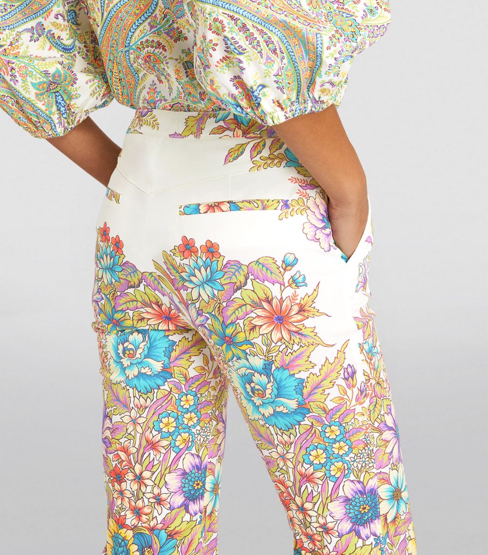 Etro Etro Floral Print Trousers