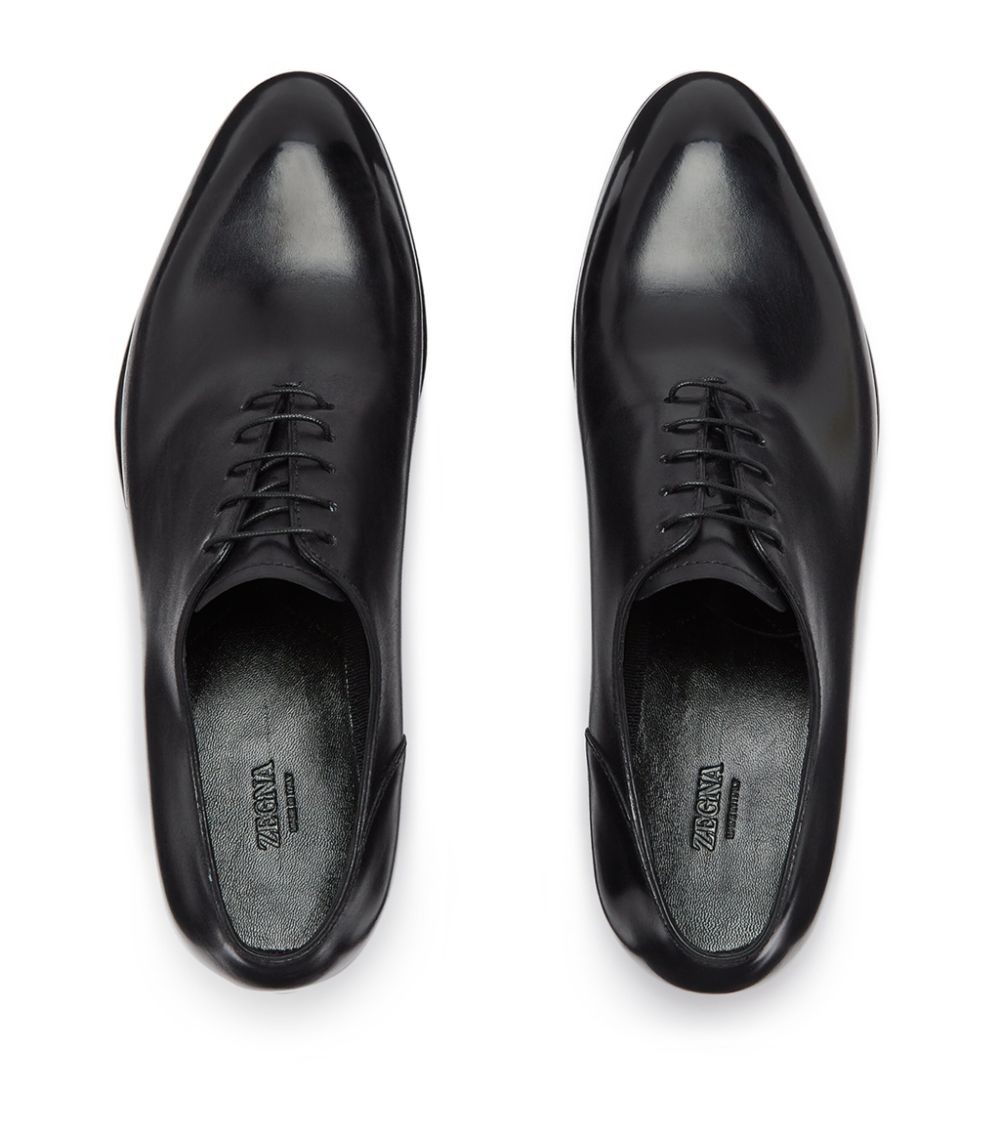 zegna Zegna Leather Vienna Oxford Shoes