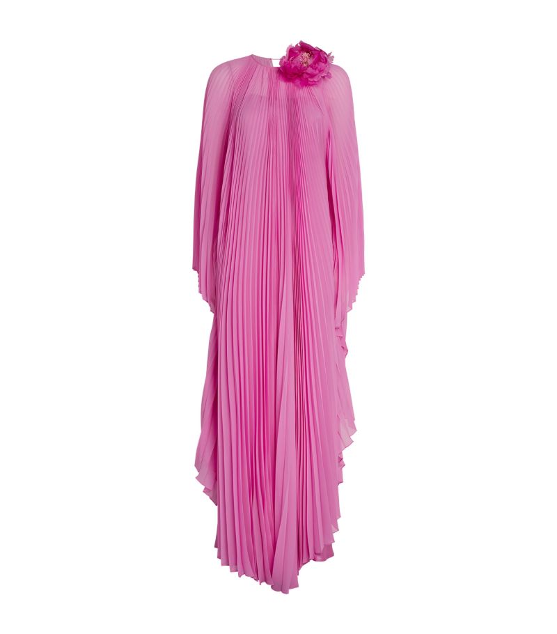 Max Mara Max Mara Tulle Pleated Maxi Dress