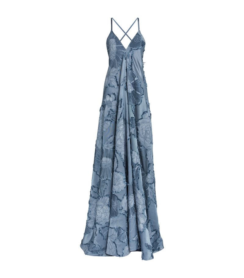 Etro Etro Silk Floral Maxi Dress