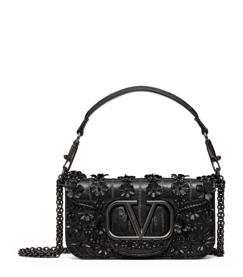 VALENTINO GARAVANI Valentino Garavani Small Embellished Locò Shoulder Bag