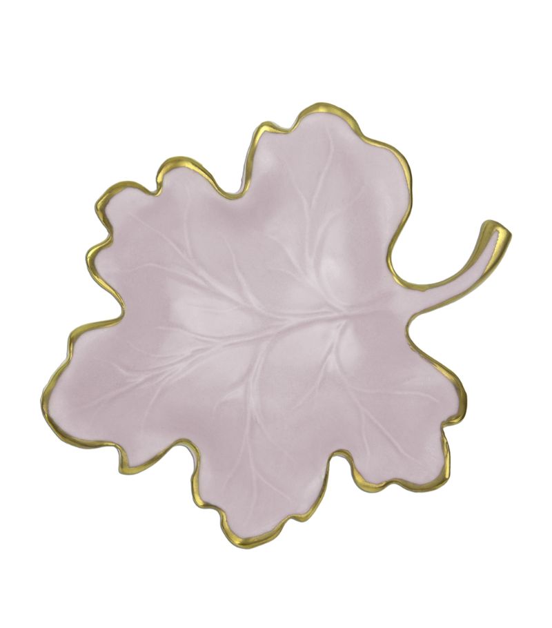 Villari Villari Porcelain Fig Leaf Dish (15Cm)