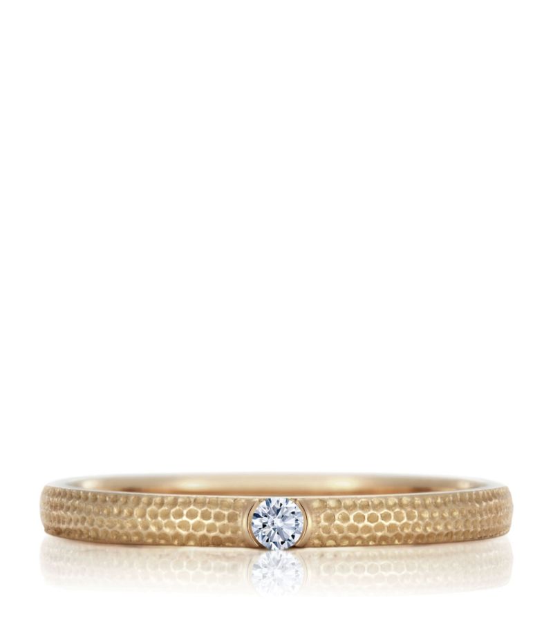 De Beers Jewellers De Beers Jewellers Rose Gold And Diamond Talisman Azulea Ring