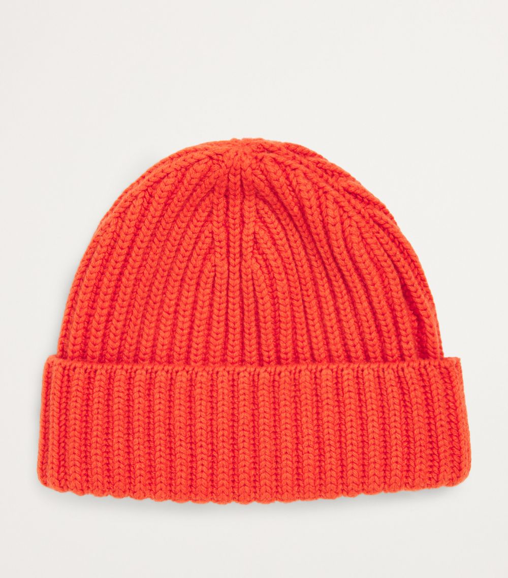  Drake'S Cashmere Ribbed Beanie