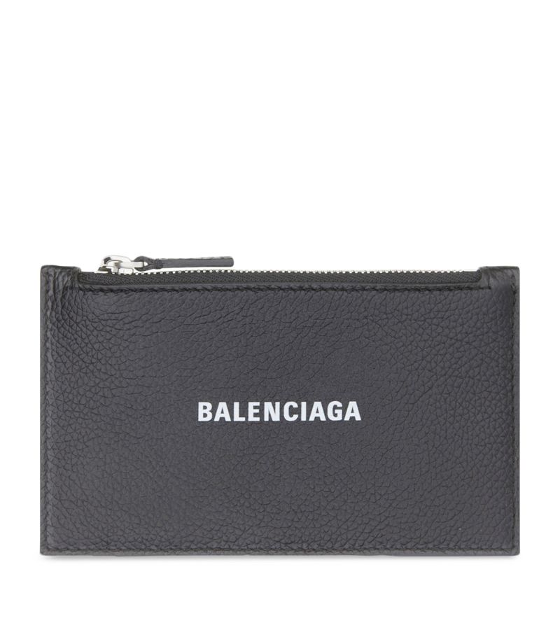 Balenciaga Balenciaga Leather Logo Coin and Card Holder