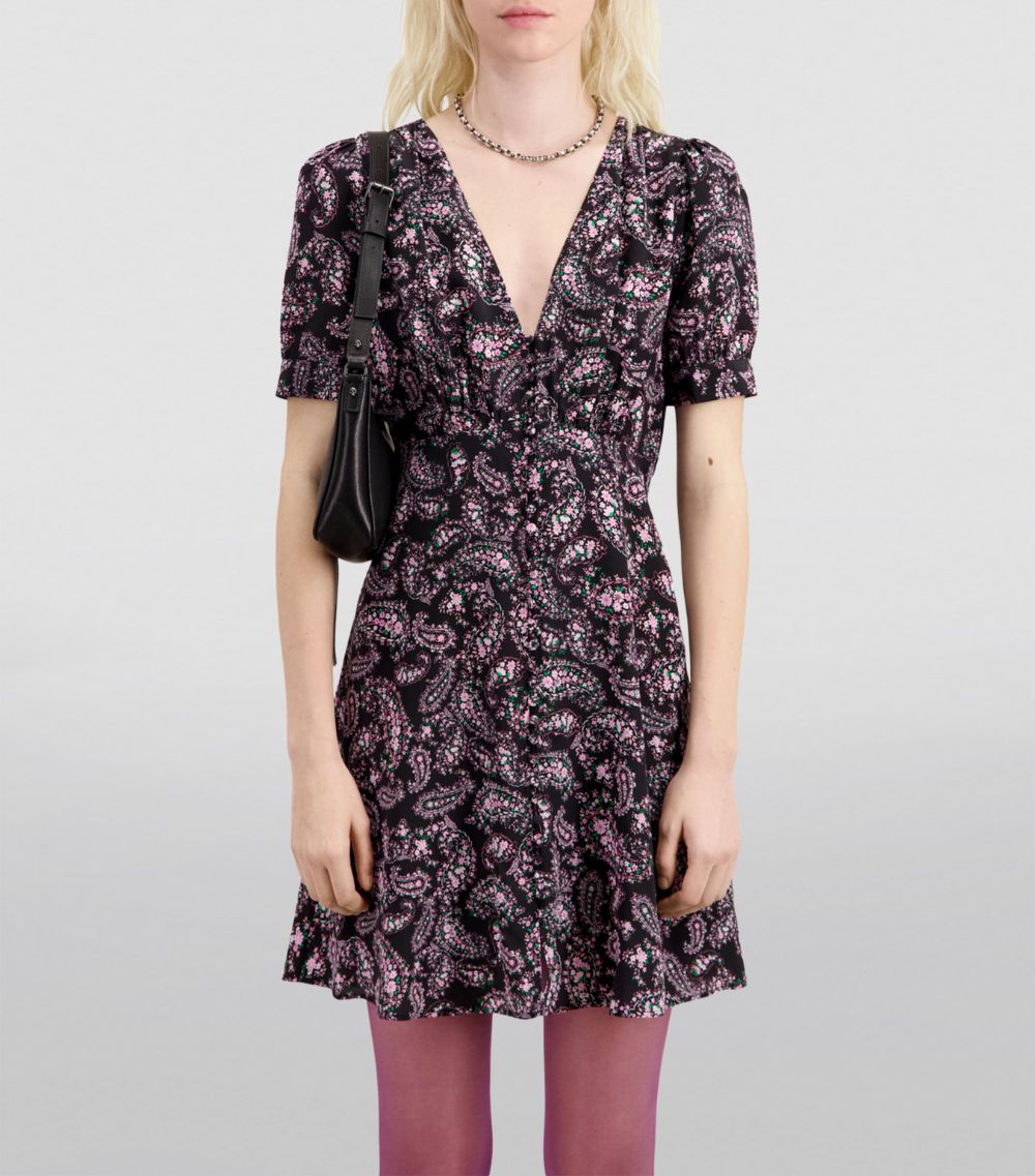 The Kooples The Kooples Silk Paisley Mini Dress