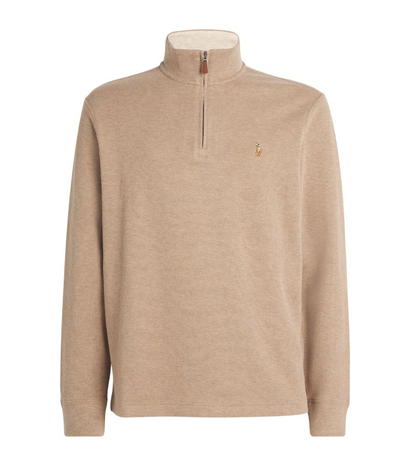 Polo Ralph Lauren Polo Ralph Lauren Cotton Quarter-Zip Sweater