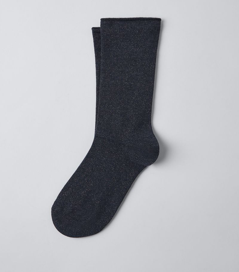 Brunello Cucinelli Brunello Cucinelli Silk-Cashmere Glitter Socks