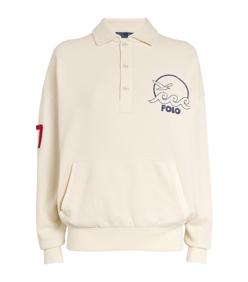 Polo Ralph Lauren Polo Ralph Lauren Cotton Collared Sweatshirt