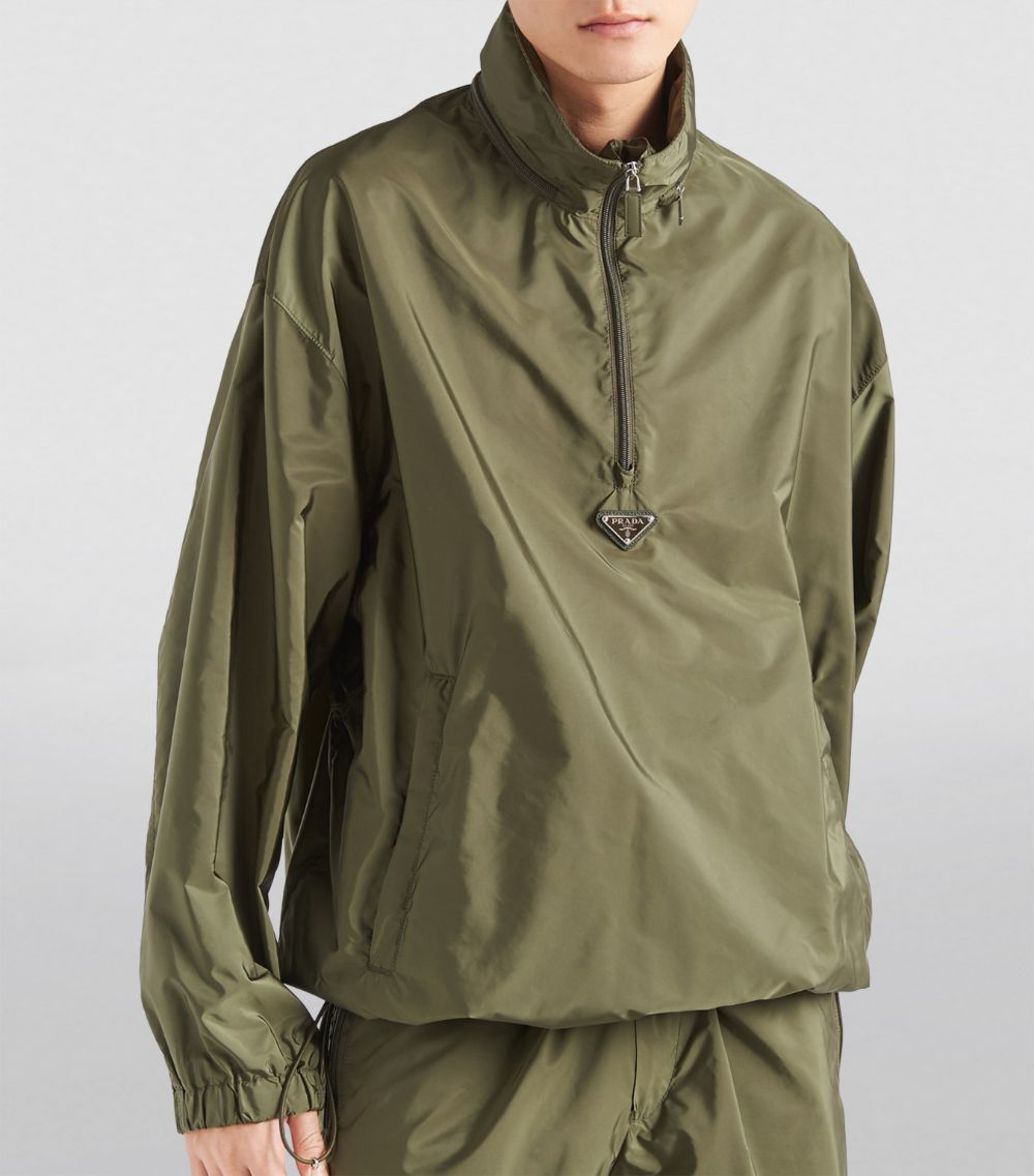 Prada Prada Re-Nylon Half-Zip Jacket