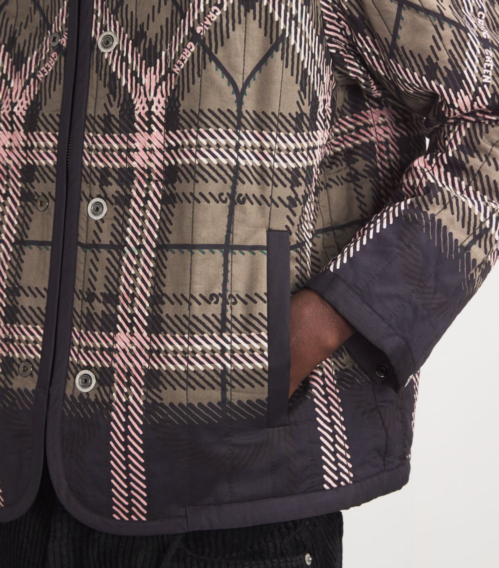 CRAIG GREEN Craig Green Cotton Plaid Quilted Jacket