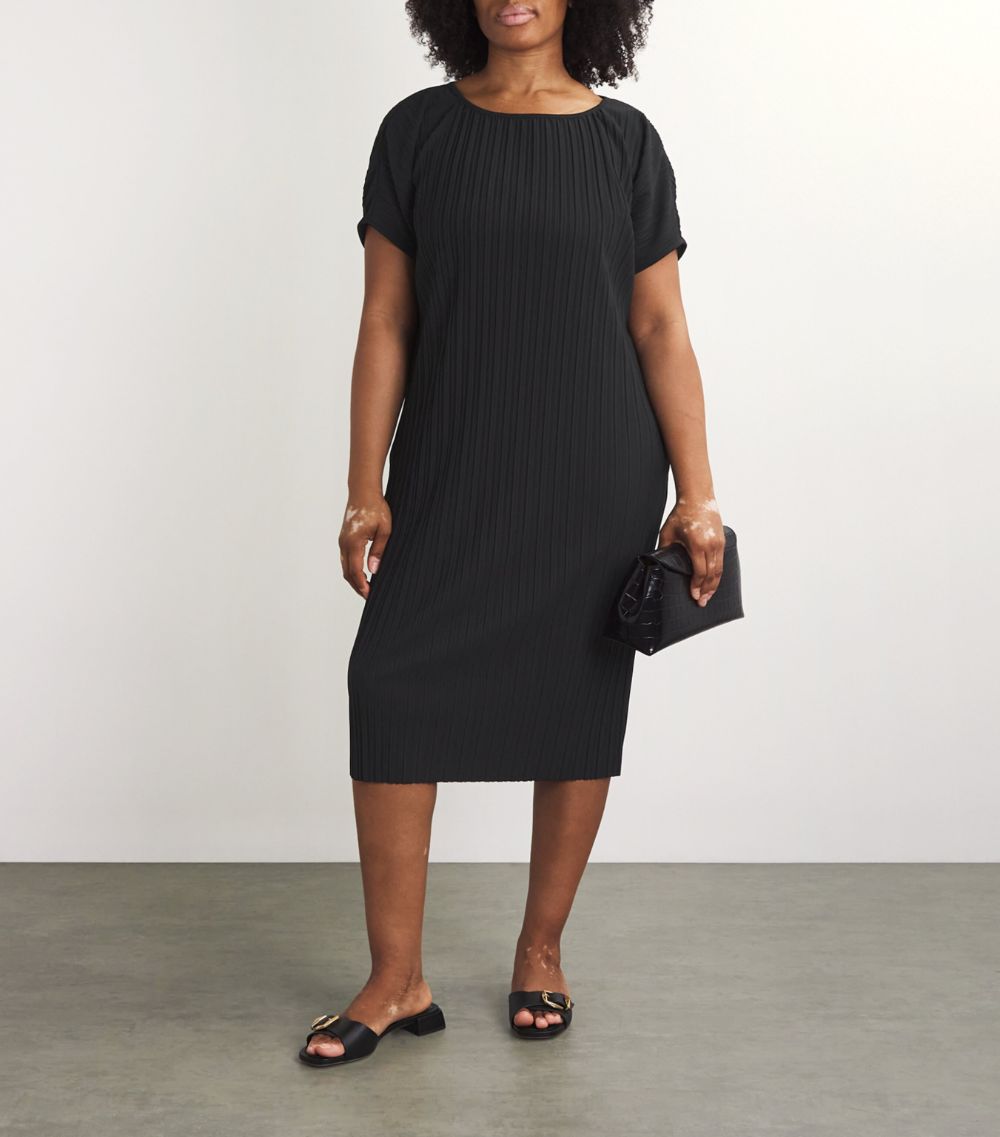 Marina Rinaldi Marina Rinaldi Pleated Midi Dress