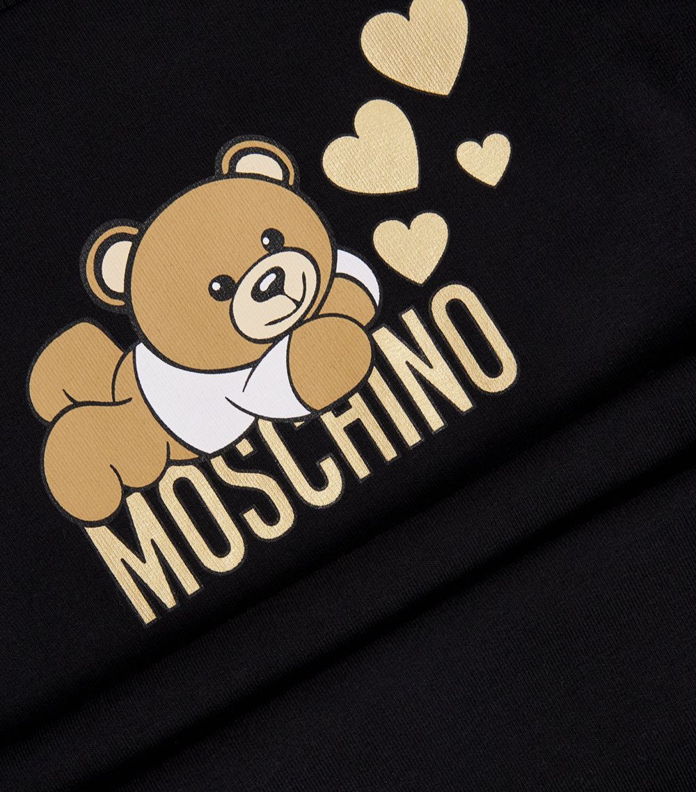 Moschino Moschino Kids Teddy Logo Sweatshirt Dress (4-14 Years)