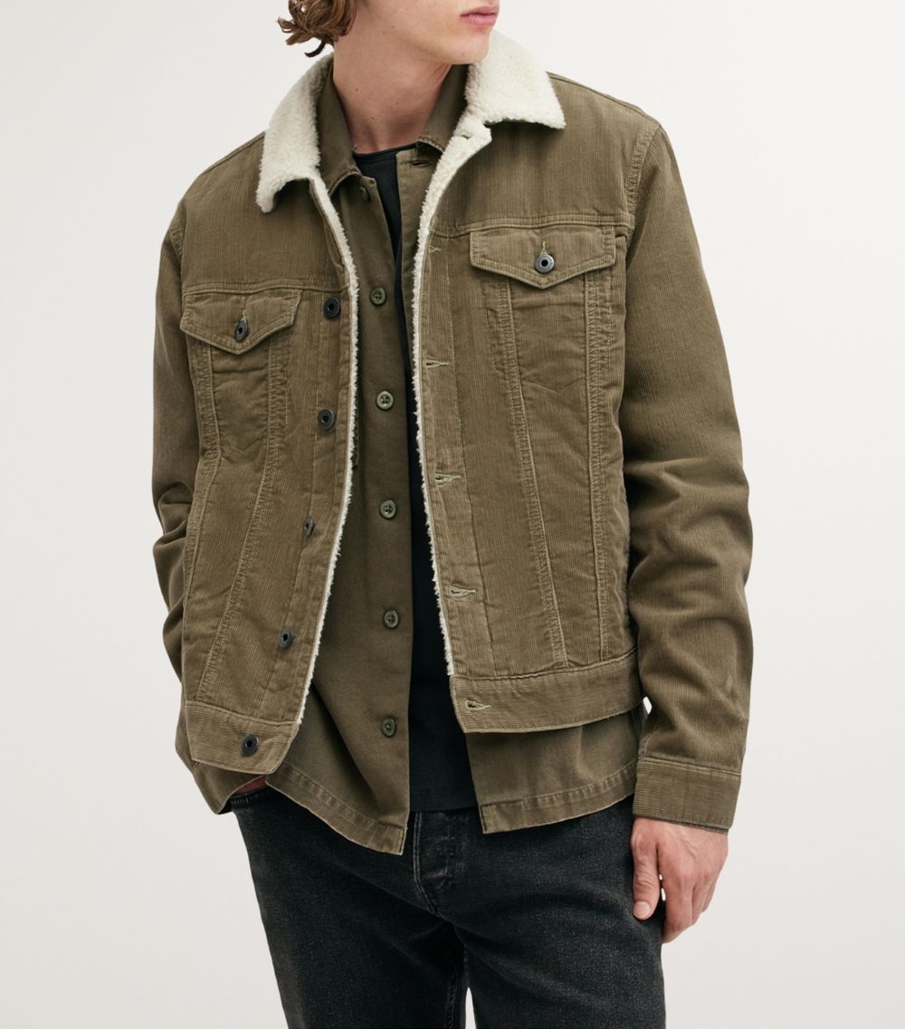 Allsaints Allsaints Cotton Corduroy Westy Trucker Jacket