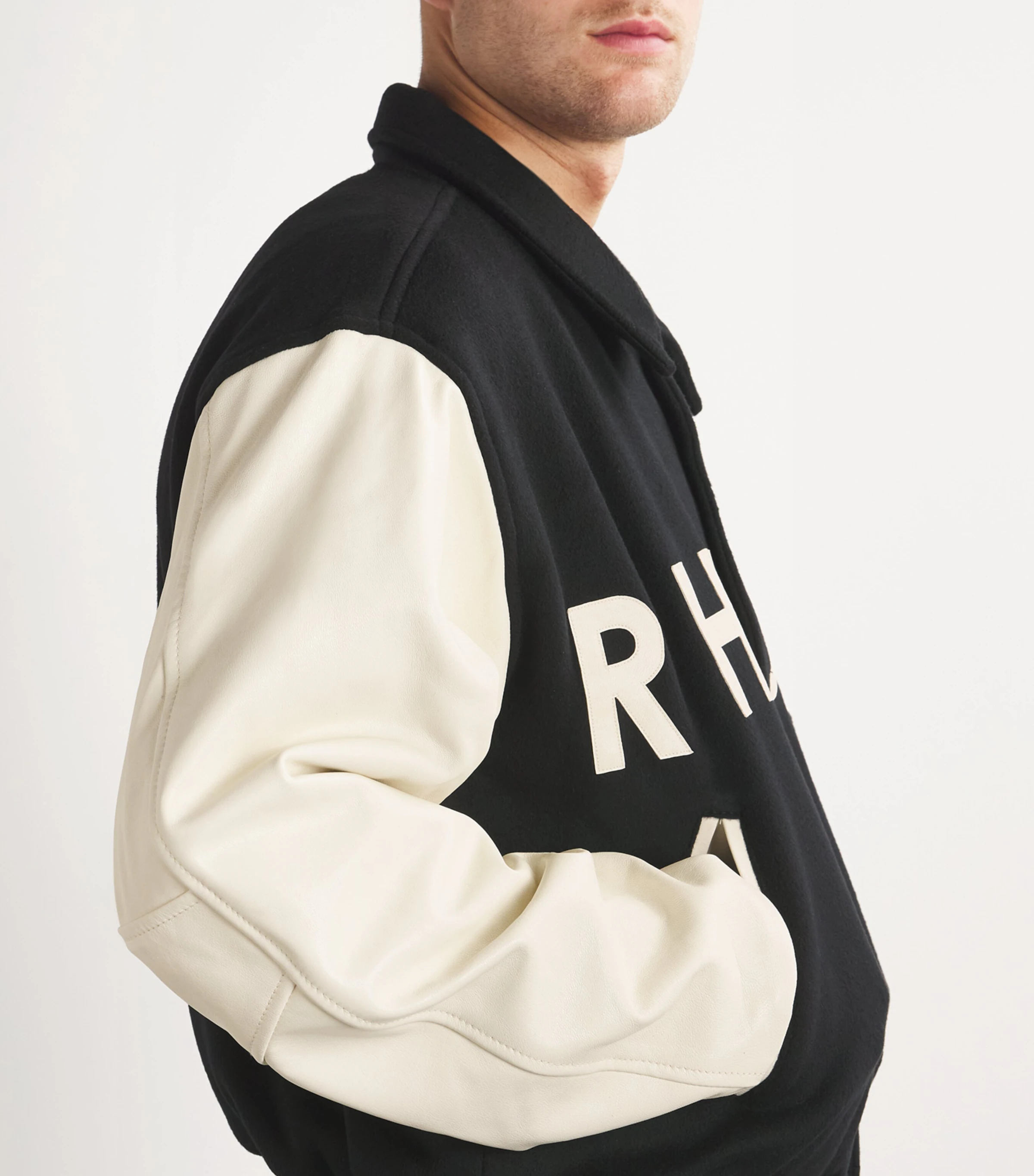 Rhude Rhude Wool Collegiate Bomber Jacket