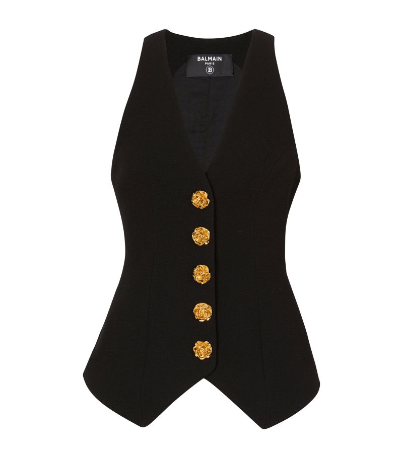 Balmain Balmain Double Crepe Waistcoat