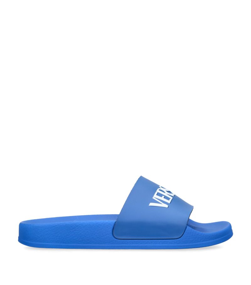 Young Versace Versace Kids Logo Slides