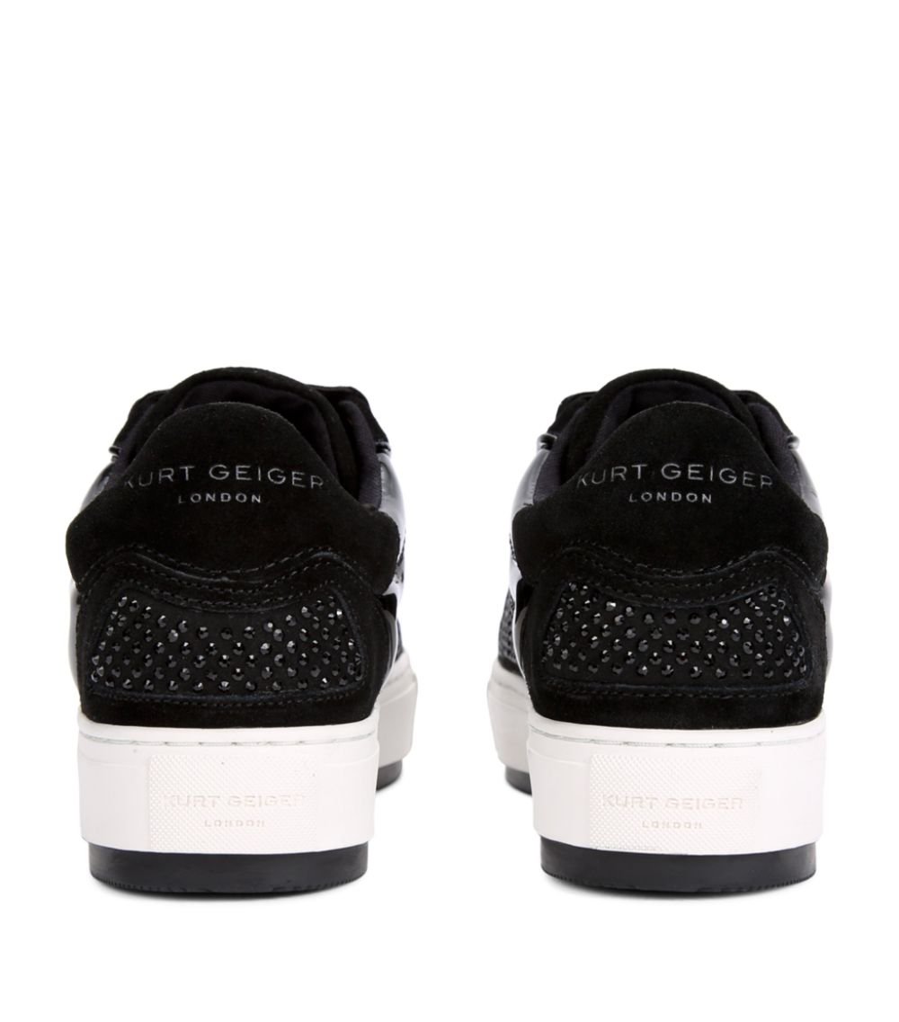 Kurt Geiger London Kurt Geiger London Embellished Leather Southbank Sneakers