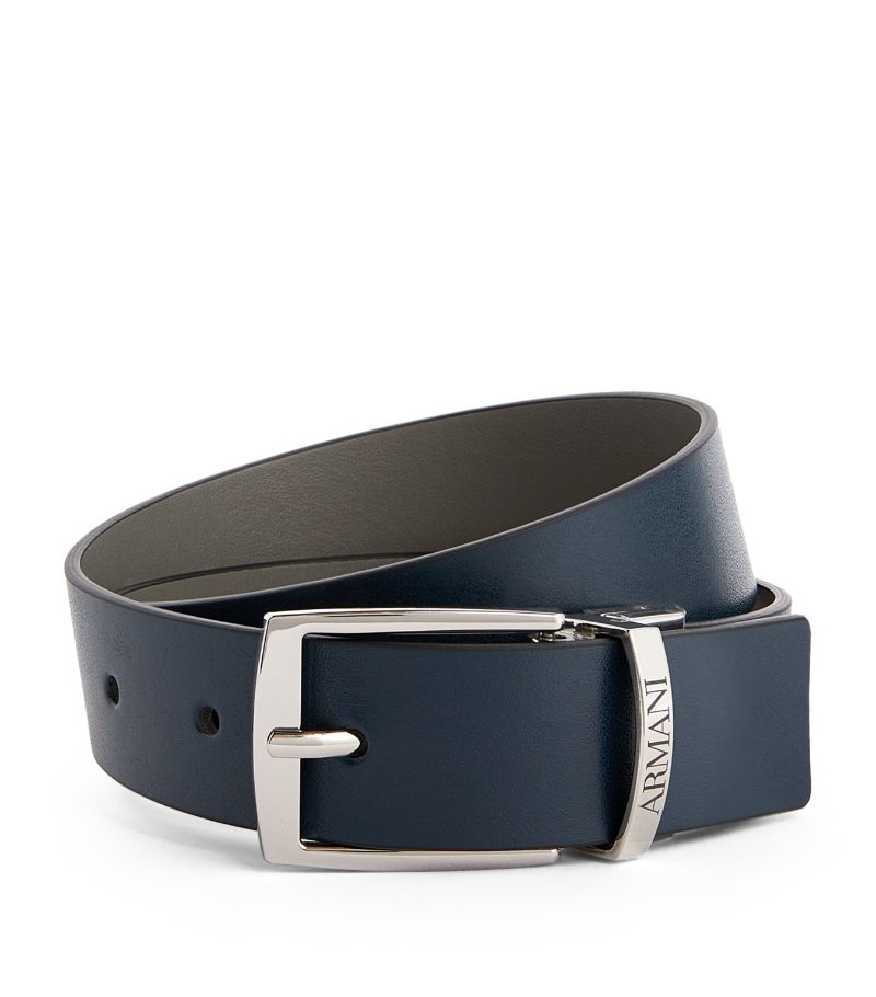 Emporio Armani Kids Emporio Armani Kids Leather Monogram Belt