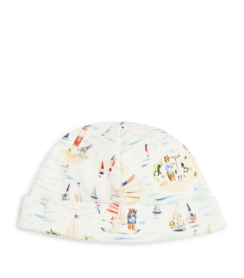 Ralph Lauren Kids Ralph Lauren Kids Cotton Nautical Print Hat