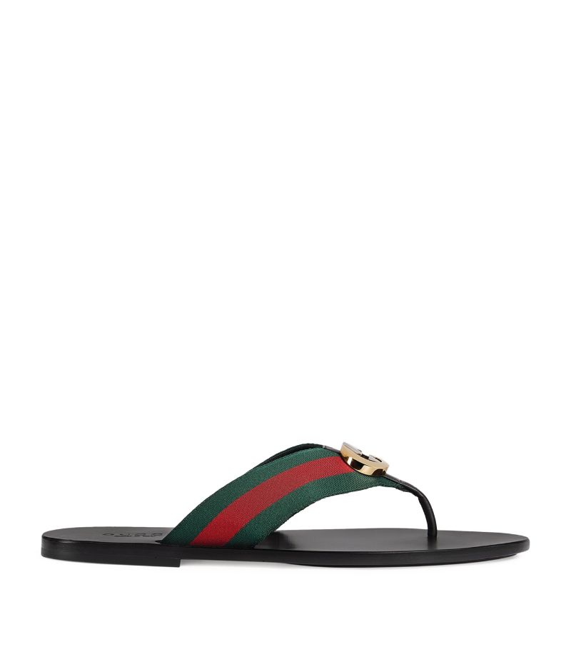 Gucci Gucci Interlocking G Web Sandals