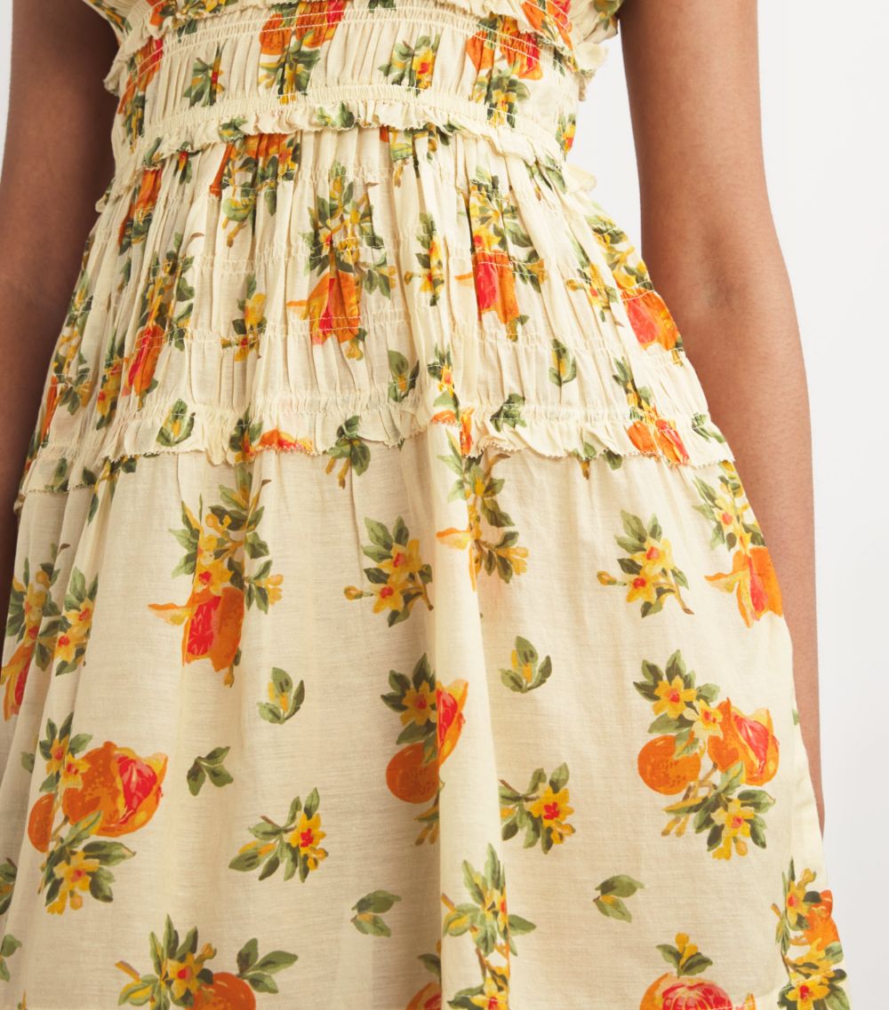 Dôen Dôen Orangerie Floral Print Martha Mini Dress