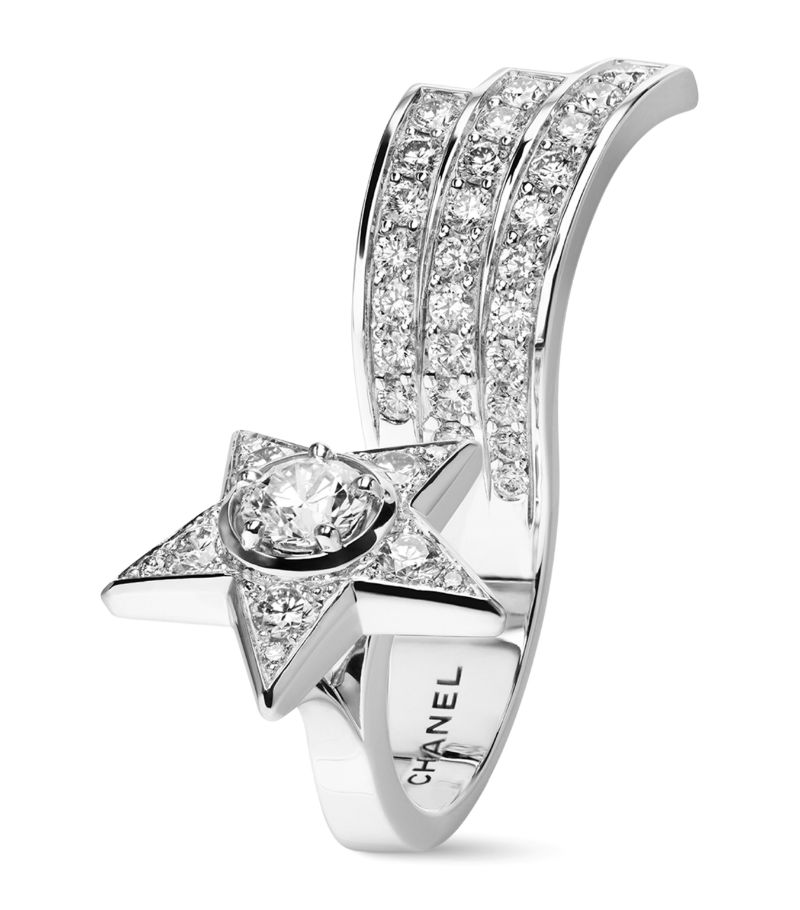Chanel CHANEL White Gold and Diamond Comète Ring