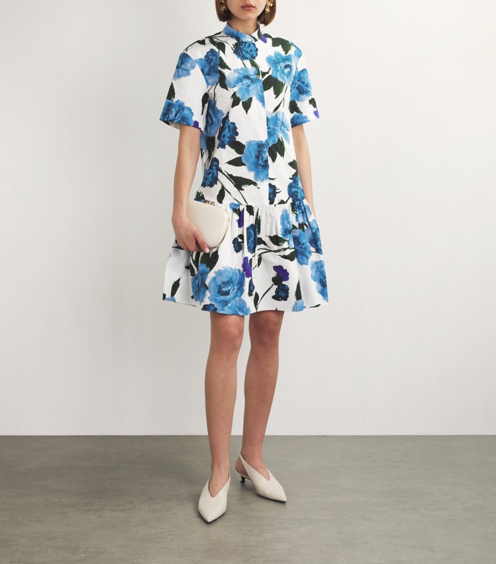 Erdem Erdem Cotton Floral Mini Dress