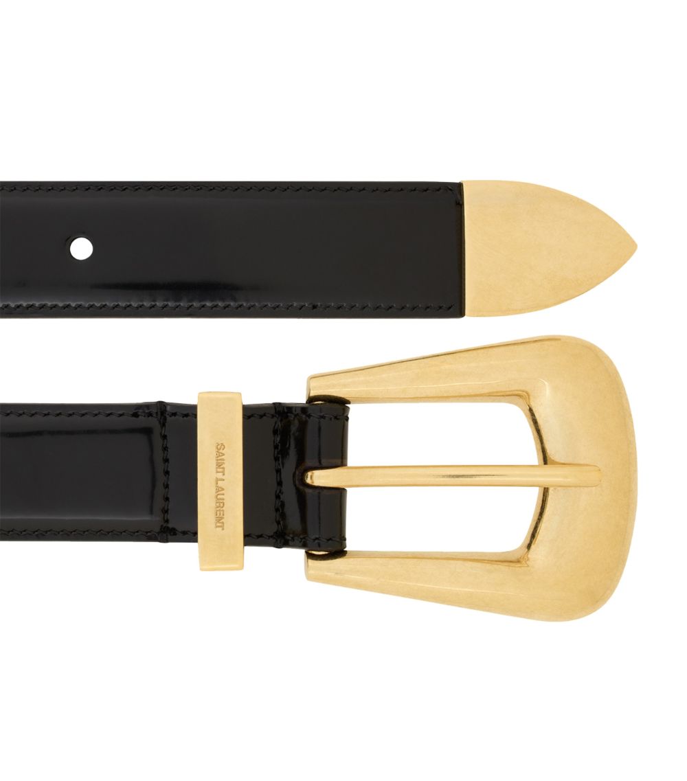 Saint Laurent Saint Laurent Folk Buckle Belt