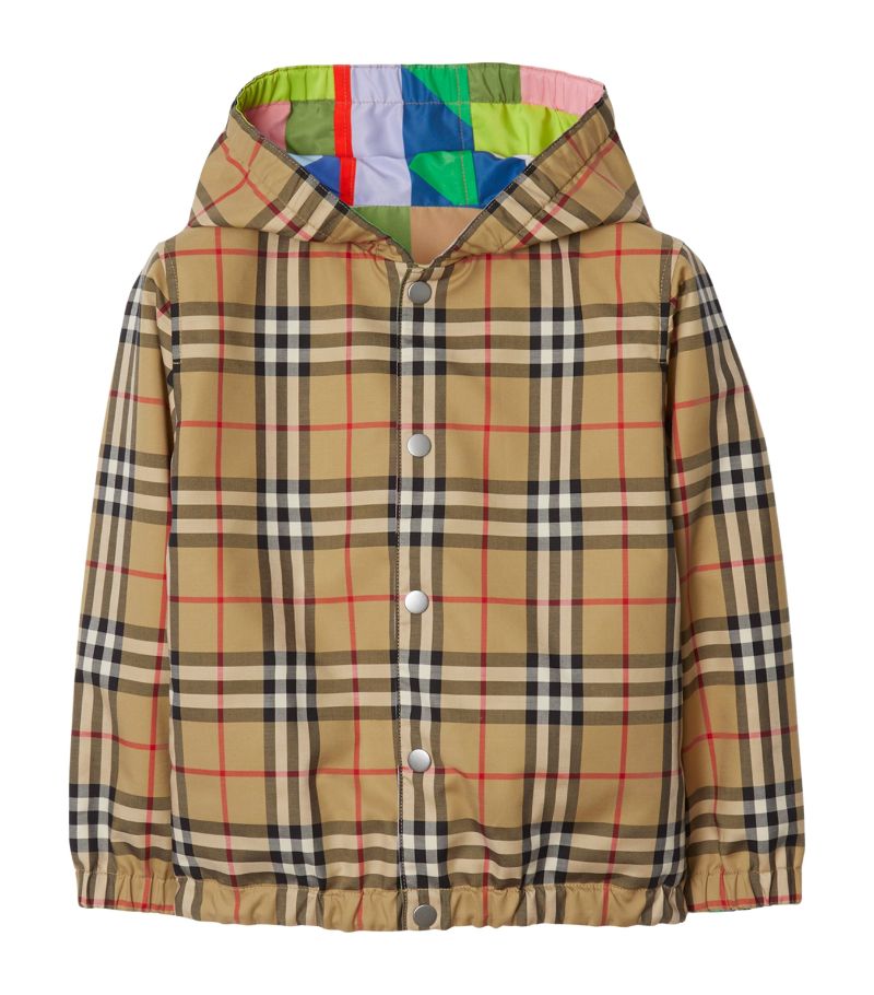 Burberry Burberry Kids Reversible Check Print Jacket (3-14 Years)