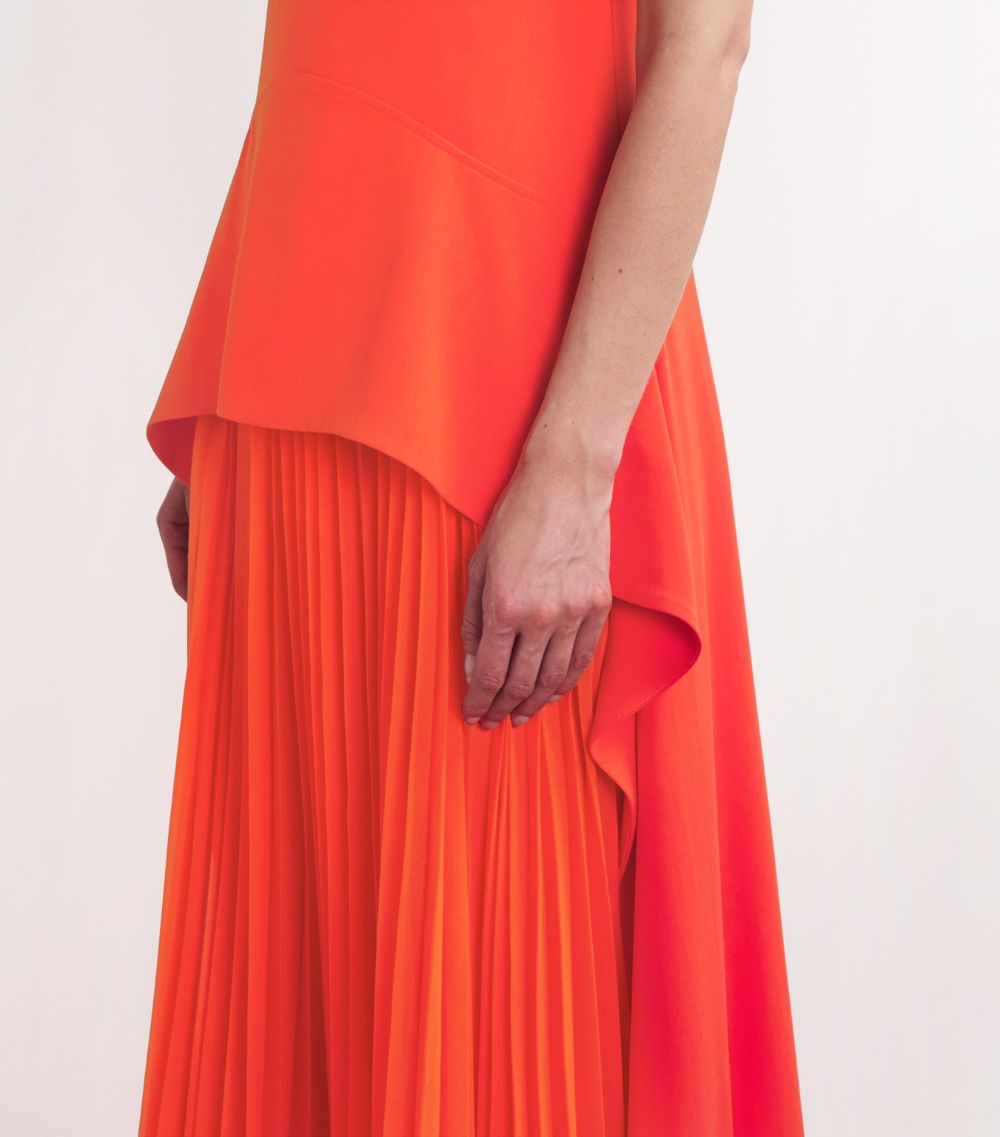 Simkhai Simkhai Pleated Sequoia Maxi Dress