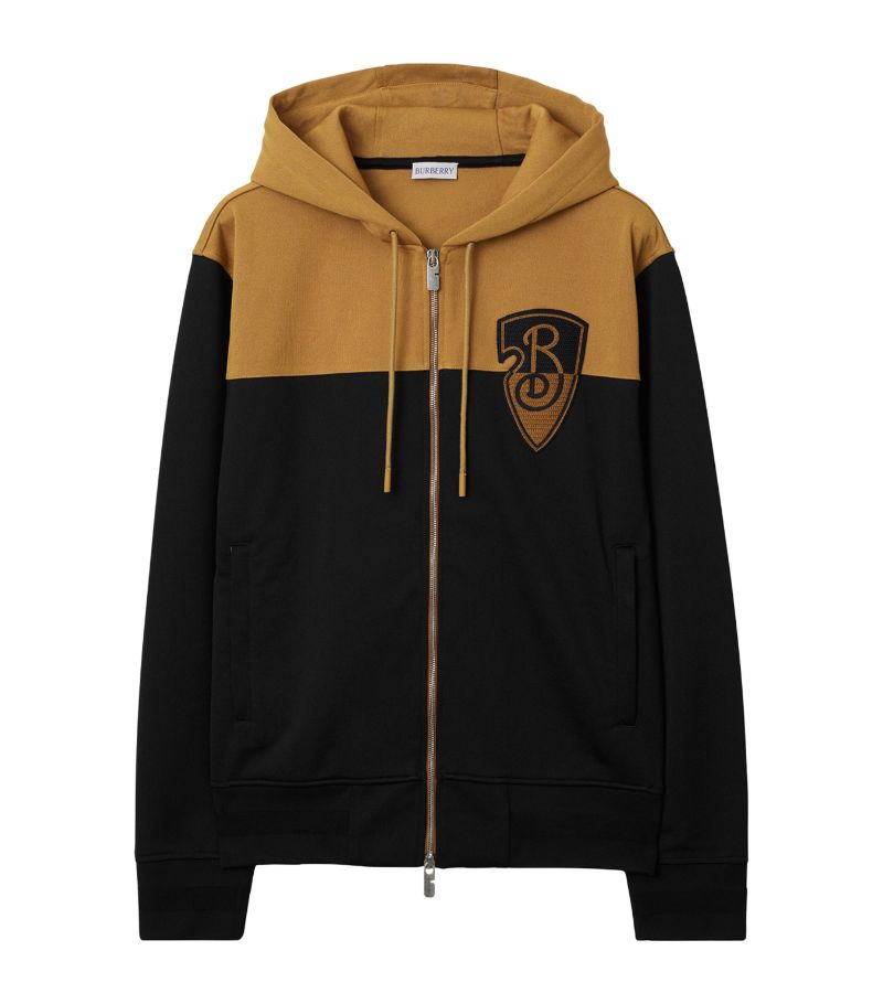 Burberry Burberry B Shield Zip-Up Hoodie