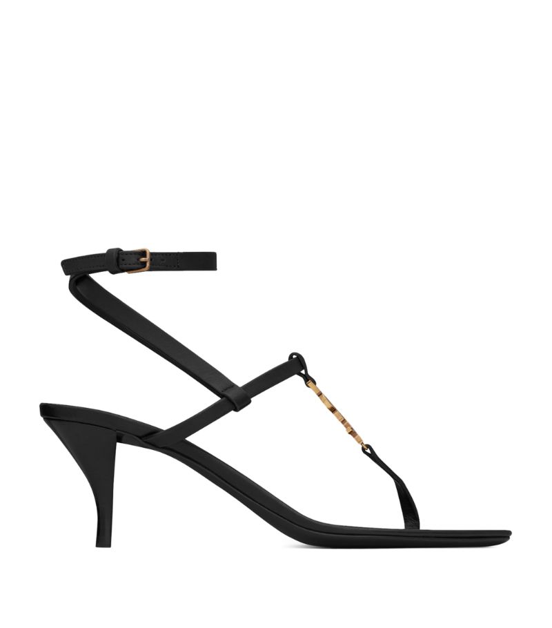 Saint Laurent Saint Laurent Leather Cassandra Sandals 60