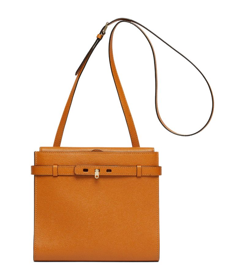 Valextra Valextra Leather Brera B-Tracollina Cross-Body Bag