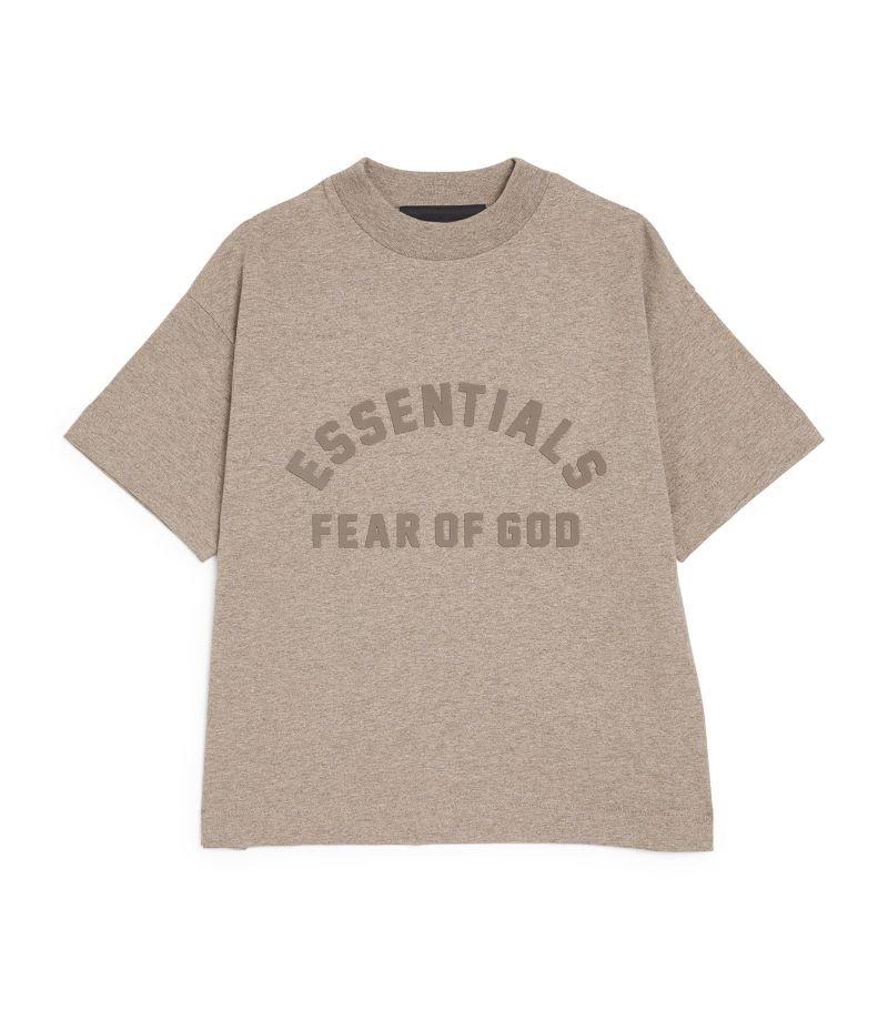 Fear Of God Essentials Kids Fear Of God Essentials Kids Cotton Logo T-Shirt (2-16 Years)